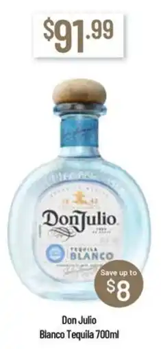 Chambers Cellars Don Julio Blanco Tequila offer