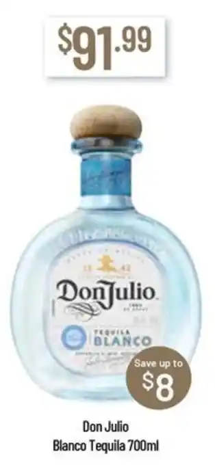 Don Julio Blanco Tequila