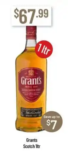 Chambers Cellars Grants Scotch offer