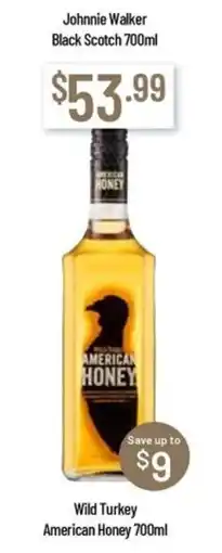 Chambers Cellars Wild Turkey American Honey offer