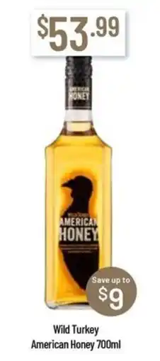 Chambers Cellars Wild Turkey American Honey offer