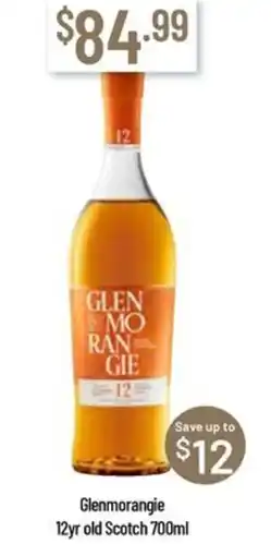 Chambers Cellars Glenmorangie 12yr old Scotch offer