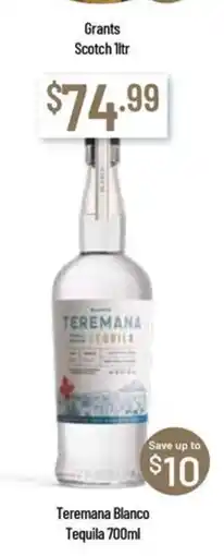 Chambers Cellars Teremana Blanco Tequila offer