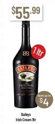 Chambers Cellars Baileys Irish Cream offer