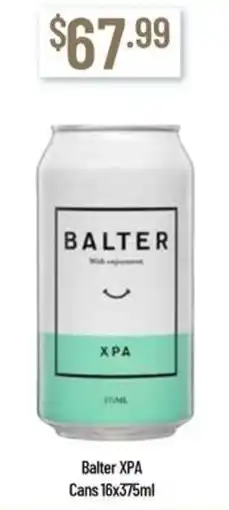Chambers Cellars Balter XPA offer