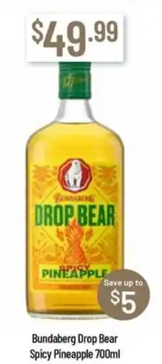 Chambers Cellars Bundaberg Drop Bear Spicy Pineapple offer