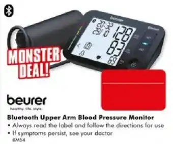The Good Guys Beurer Bluetooth Upper Arm Blood Pressure Monitor offer