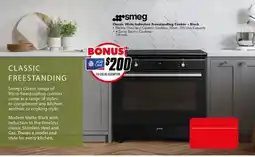 The Good Guys Smeg Classic 90cm Induction Freestanding Cooker - Black offer