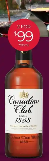 Canadian Club Original 1858