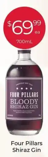 IGA Liquor Four Pillars Shiraz Gin offer