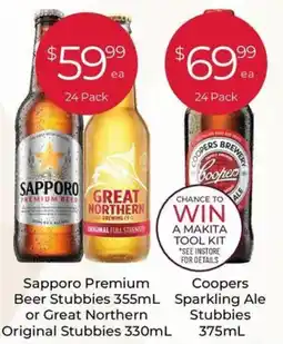 IGA Liquor Sapporo Premium Beer Stubbies offer