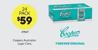 Coopers Australian Lager Cans