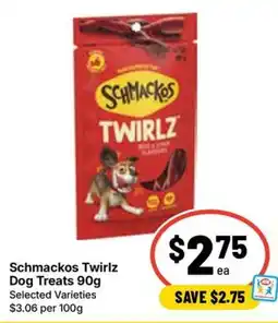 Ritchies Schmackos Twirlz Dog Treats offer