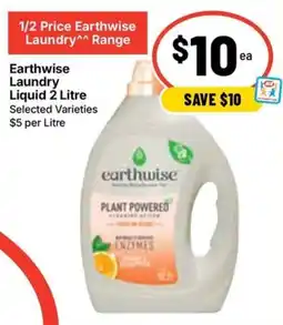 Ritchies Earthwise Laundry Liquid offer