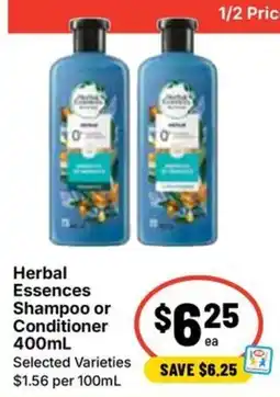 Ritchies Herbal Essences Shampoo or Conditioner offer