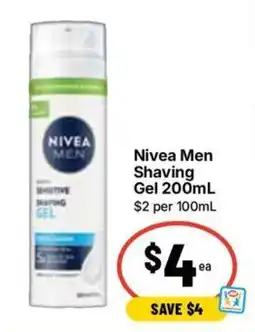Ritchies Nivea Men Shaving Gel offer
