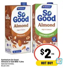 Ritchies Sanitarium So Good Almond Milk offer