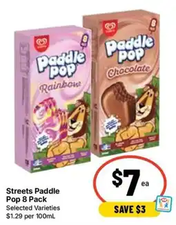 Ritchies Streets Paddle Pop 8 Pack offer