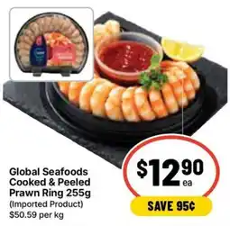 Ritchies Global Seafoods Cooked & Peeled Prawn Ring offer