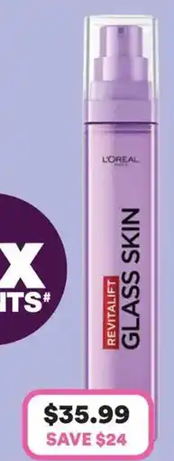 Priceline Revitalift Filler Glass Skin Liquid Cream Face Moisturiser offer
