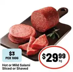 Ritchies Hot or Mild Salami offer
