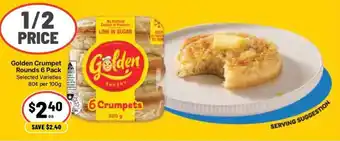 Ritchies Golden Crumpet Rounds offer