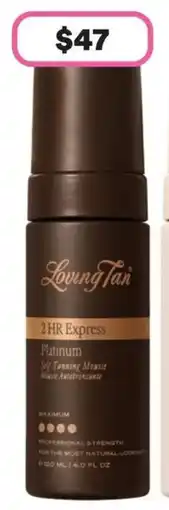 Priceline 2 HR Express Platinum Self-Tanning Mousse offer