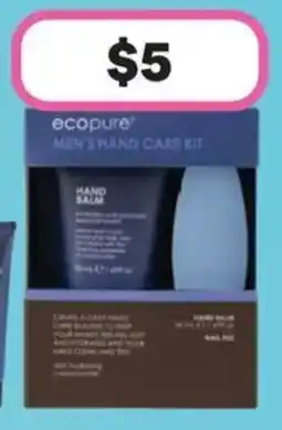 Priceline Men's hand care kit offer
