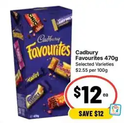 Ritchies Cadbury Favourites Selected Varieties offer