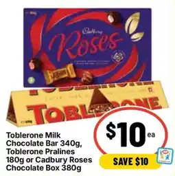 Ritchies Toblerone Milk Chocolate Bar offer