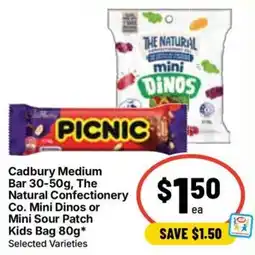 Ritchies Cadbury Picnic Bar offer