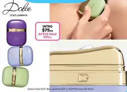 Priceline Dolce Violet EDT, Blue Jasmine EDP or EDP Perfume Gel offer