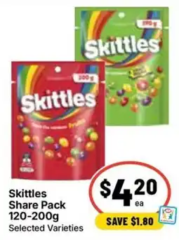 Ritchies Skittles Share Pack offer