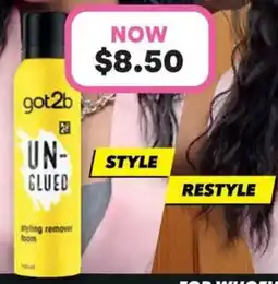 Priceline Un-Glued Hair Styling & Hair Spray Remover Foam offer