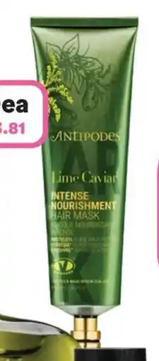 Priceline Antipodes Lime Caviar Intense Nourishment Hair Mask offer