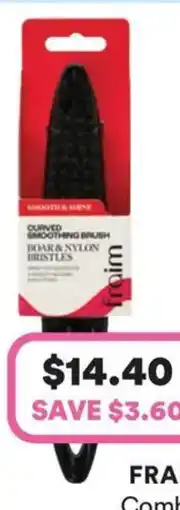 Priceline Fraim chrome scalp & hair brush offer