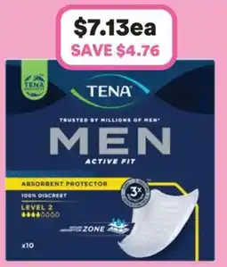 Priceline Tena Men Level 2 offer