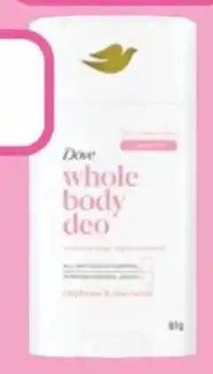 Priceline Dove Deodorant Stick Raspberry Rose offer