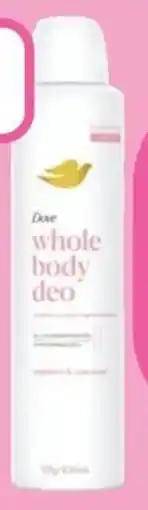 Priceline Dove deodorant aerosol raspberry rose offer