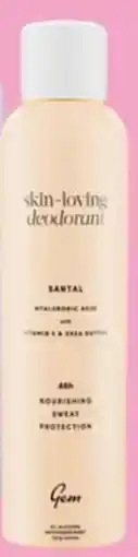Priceline Gem skin loving deodorant santal offer