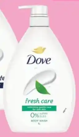 Priceline Dove Fresh Care Body Wash offer