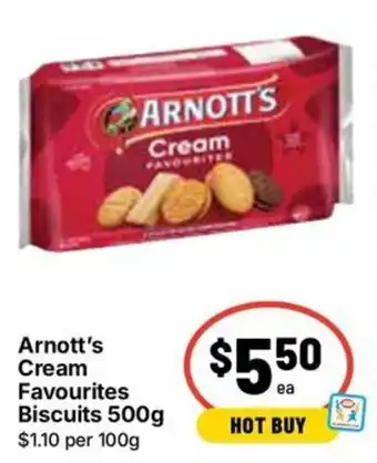 Ritchies Arnott's Cream Favourites Biscuits offer