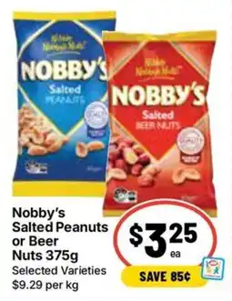 Ritchies Nobby's Salted Peanuts or Beer Nuts offer