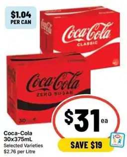 Ritchies Coca-Cola Selected Varieties offer