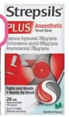 Priceline Anaesthetic Throat Spray offer
