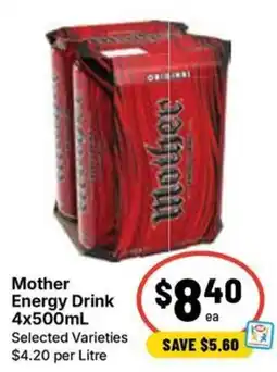 Ritchies Mother Energy Drink offer