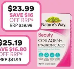 Priceline Beauty Collagen + Hyaluronic Acid offer