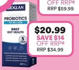 Priceline Platinum Probiotics 30 Billion Daily Gut Health offer