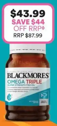 Priceline Omega Triple Super Strength Fish Oil offer