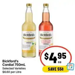 Ritchies Bickford's Cordial offer